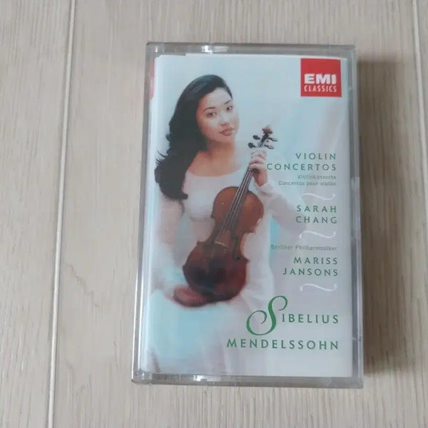 [BUNJANG] Sarah Jang Violin Concerto Cassette Tape (Sibelius, Mendelssohn) - Sealed / 사라장 장영주 미개봉 카세트 테이프