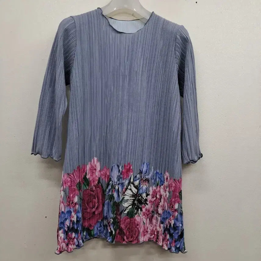 [BUNJANG] Pleated Fabric T-shirt Size 77 / 주름지 티셔츠77