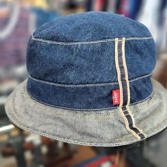 [BUNJANG] Levi's Selvedge Denim Bucket Hat / 리바이스 셀비지 데님 버킷햇 L사이즈