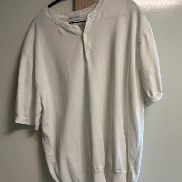 [BUNJANG] Musinsa Standard Supima Cotton Henley Neck Knit (2XL) / 무신사스탠다드 수피마 헨리넥 니트 2xl