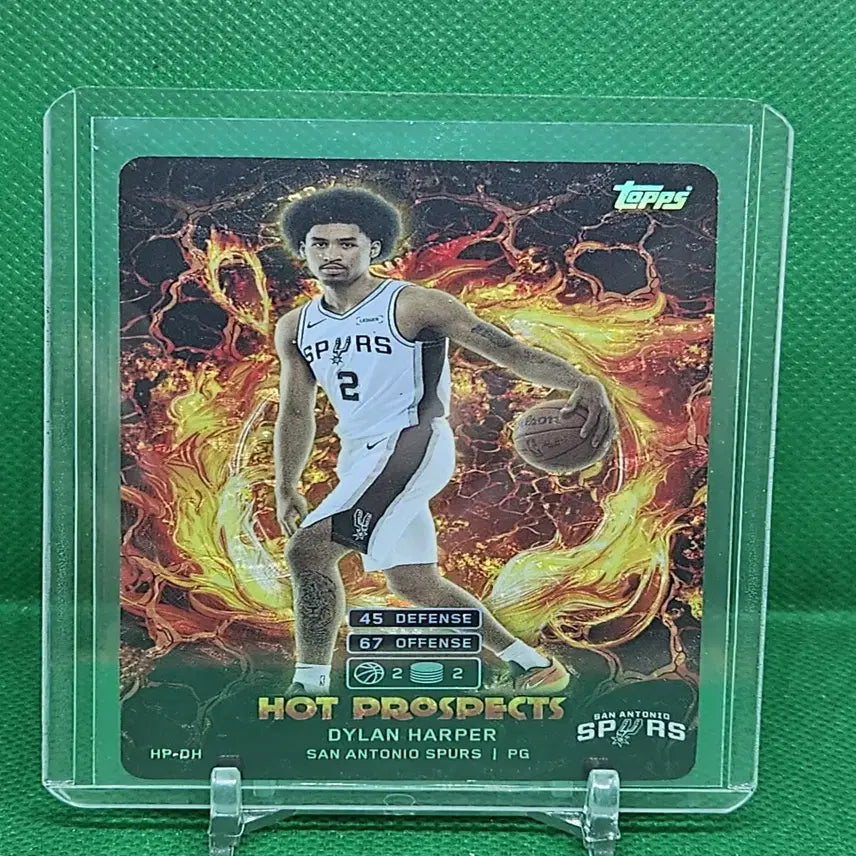 [BUNJANG] 2025 Topps Match Attax Dillon Harper (San Antonio Spurs) Card / 2025 TOPPS MATCH ATTAX 딜런 하퍼(샌안토니오) 카드