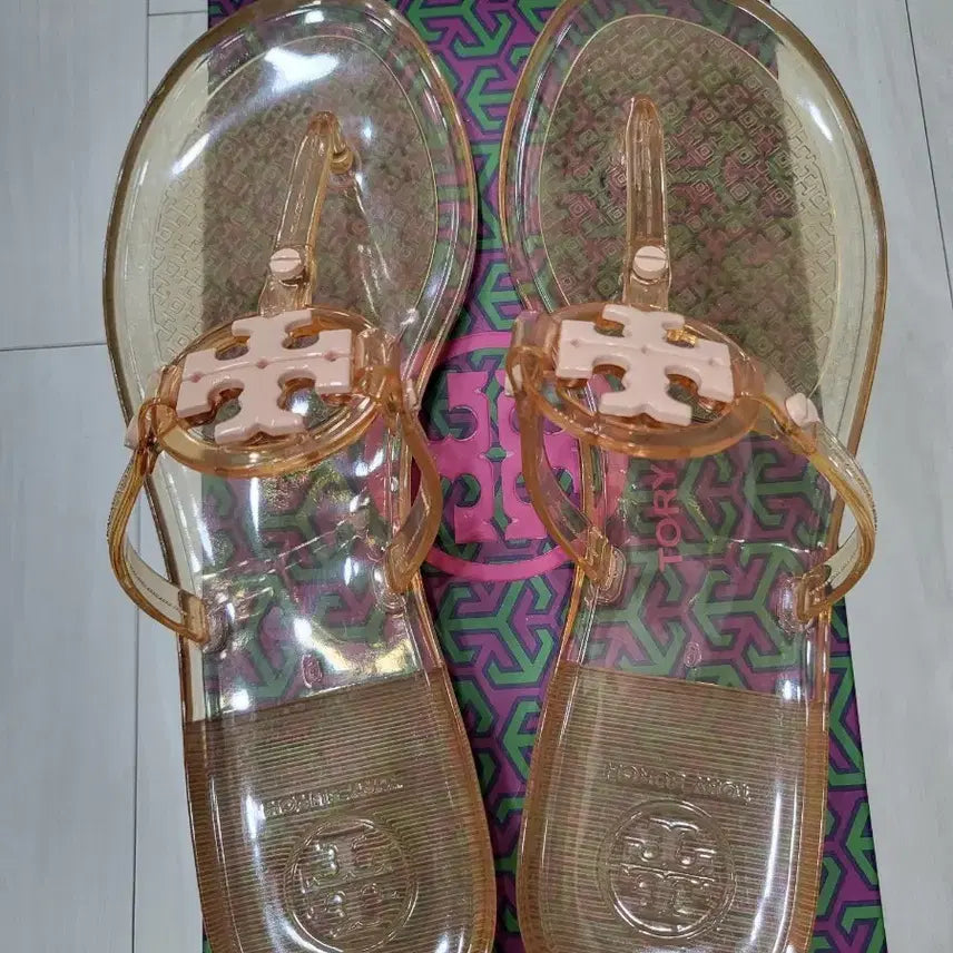 [BUNJANG] Tory Burch Jelly Slides / 토리버치젤리쪼리