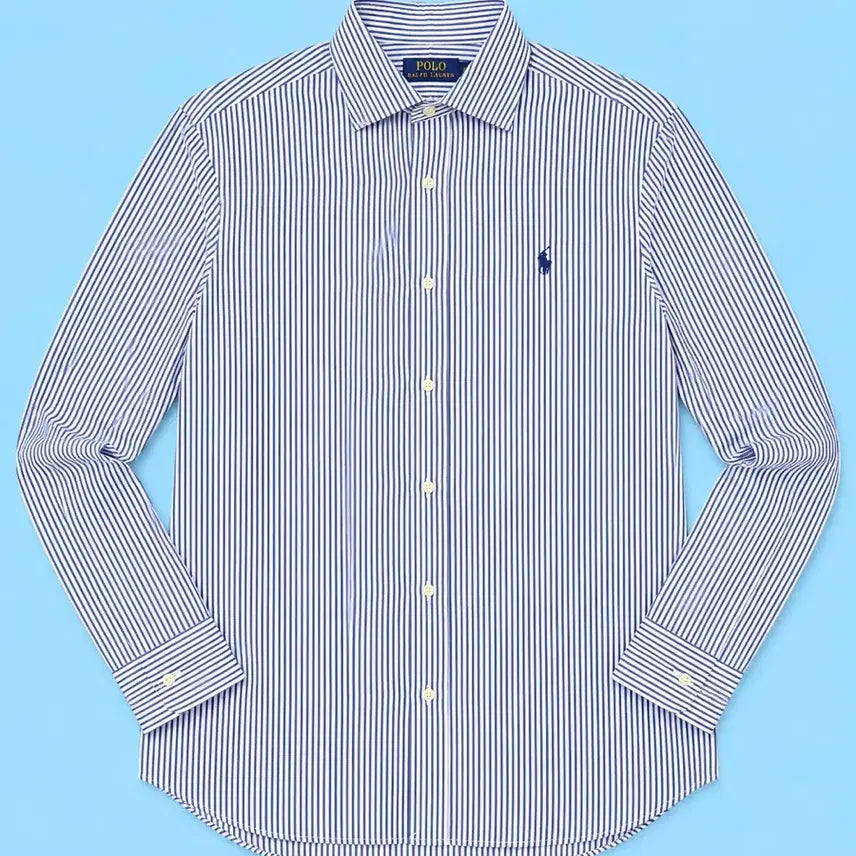 [BUNJANG] Polo Ralph Lauren Classic Fit Striped Shirt M / 폴로 랄프로렌 스트라이프 클래식핏 셔츠 M 95 남방