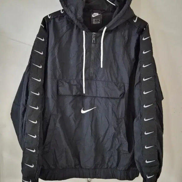 [BUNJANG] Nike Swoosh Anorak Windbreaker Hoodie Size S / 나이키 스우시 아노락 바람막이 후드 S