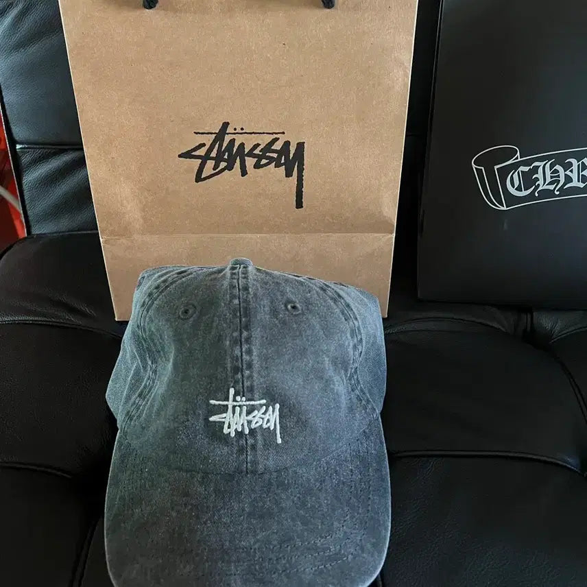 [BUNJANG] Stussy Authentic Osaka Exclusive Charcoal Grey Cap / 새상품) 스투시 정품  볼캡