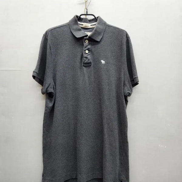 [BUNJANG] Abercrombie & Fitch Logo Embroidered Short Sleeve Polo Shirt XL / 아베크롬비 로고자수 반팔카라 XL(XL)