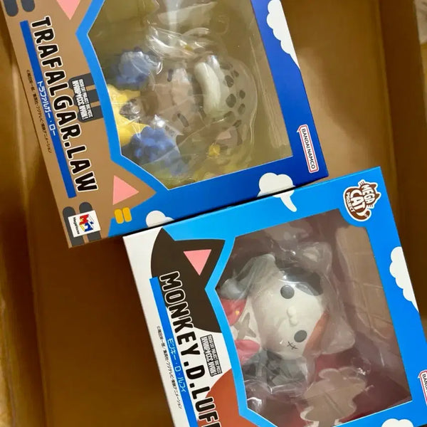 [BUNJANG] Megacat Project Luffy & Trafalgar Law Bundle Set Figures / 메가캣 냥피스 빅냥피스 루피 트라팔가 로우 일괄