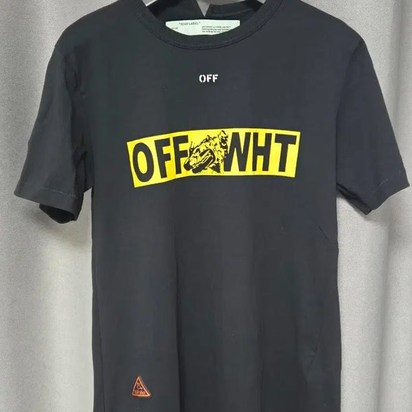 [BUNJANG] Off-White Moto Spliced Black T-Shirt / 오프화이트 모토 스플라이스드 블랙 반팔티 M