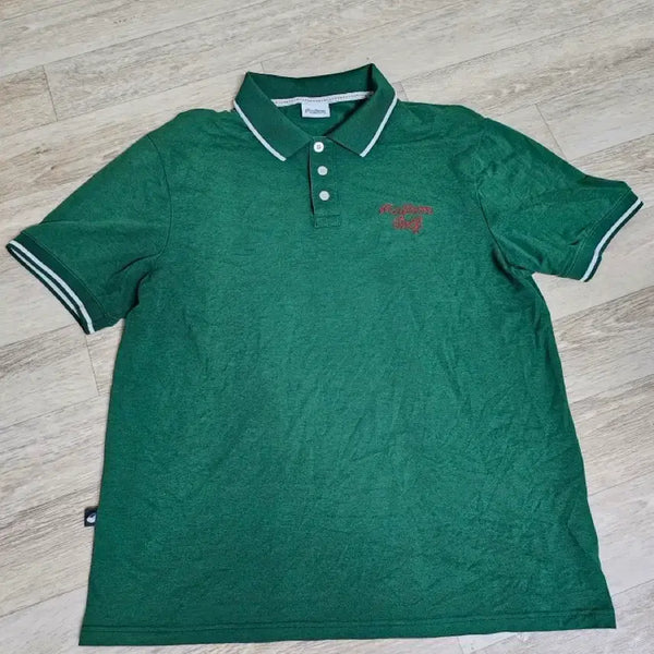 [BUNJANG] Malbon Golf Green T-Shirt / 말본티셔츠