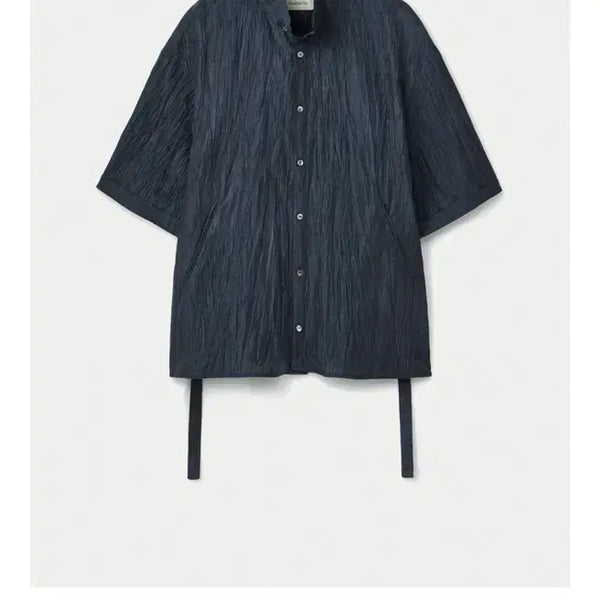 [BUNJANG] UMAMUNG Japanese Crinkled Linen Convertible Collared Shirt / 우마뭉 Japanese Crinkled Linen Convertible