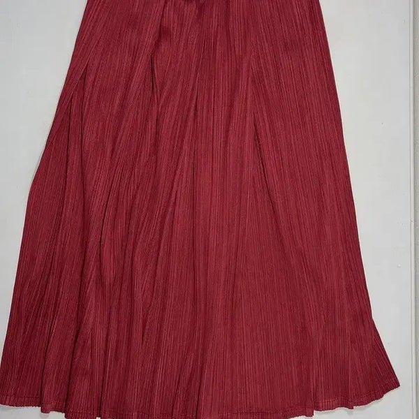 [BUNJANG] Pleats Please Midi Skirt / 12078번 플리츠플리즈 [봄] 여자 플리츠 미디 스커트 003 사이즈