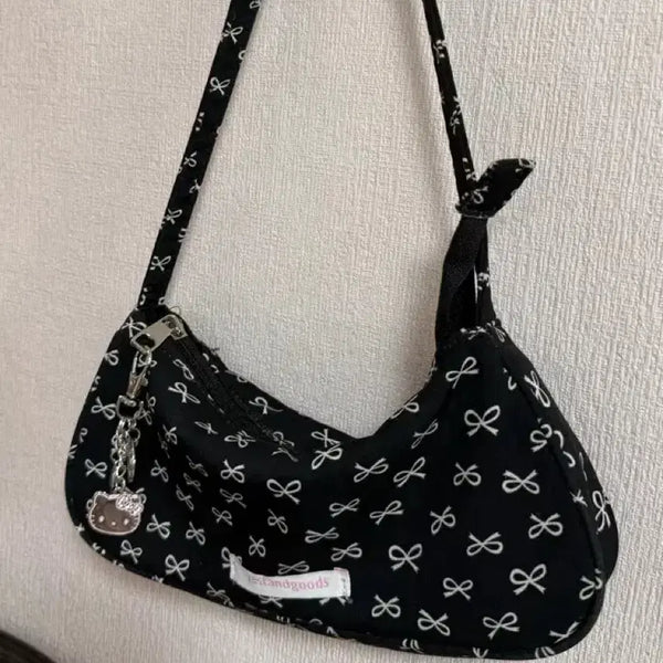[BUNJANG] restandgoods Shoulder Bag with Ribbon Pattern / restandgoods 숄더백