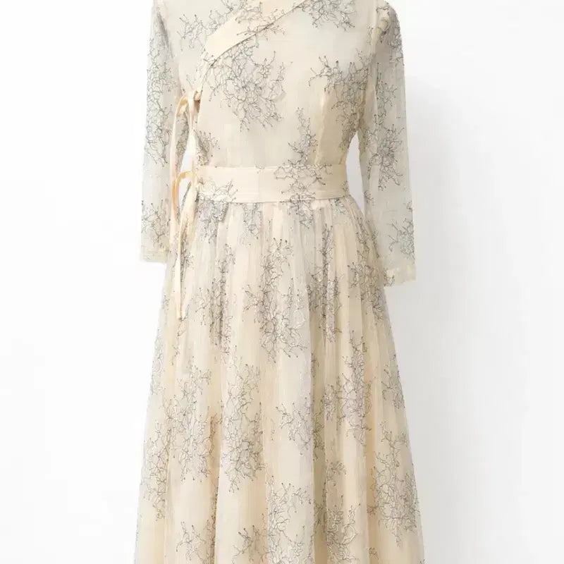 [BUNJANG] Chicline Sarangopda Cheollik One-piece Dress / 시크라인 사랑옵다 철릭 원피스