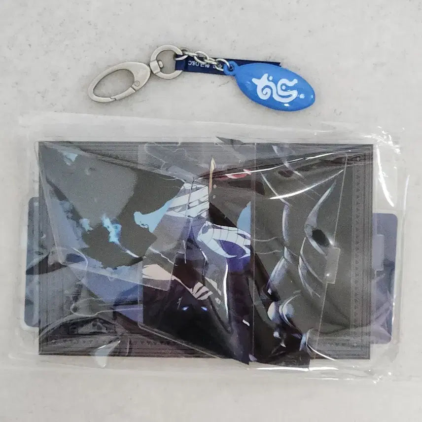 [BUNJANG] Solo Leveling Sung Jinwoo Acrylic Diorama Stand & Rune Stone Keychain Bundle Set / 나혼렙 성진우 아크릴 디오라마 스탠드, 룬석 키링 일괄