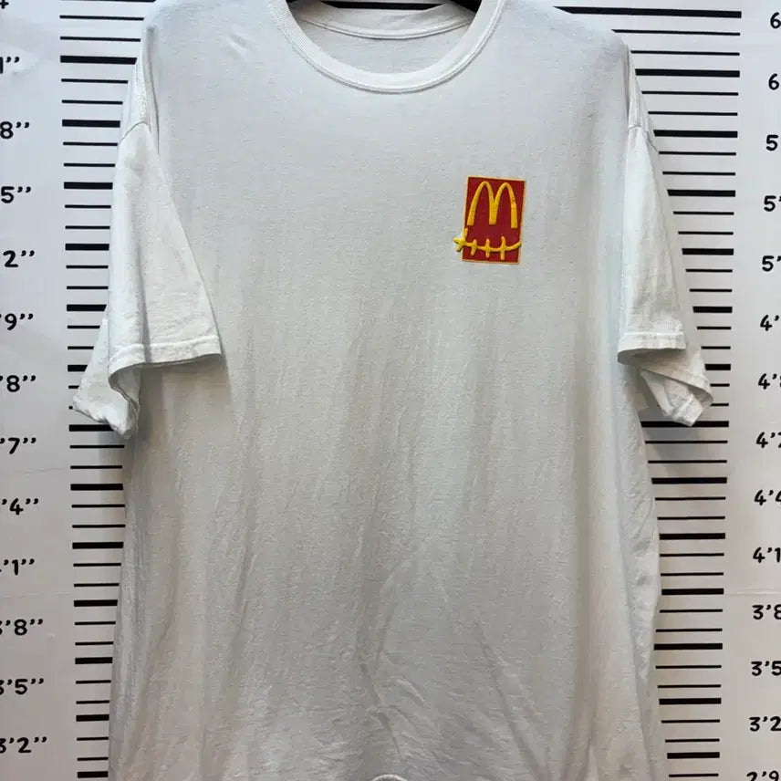 [BUNJANG] McDonald's x Scott Collaboration T-Shirt XL White / 맥도날드 X 스캇 반팔티 xl