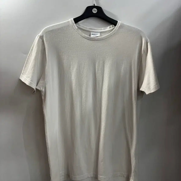 [BUNJANG] HUGVONE Basic Ivory Short-Sleeve T-Shirt XL / 허그본 아이보리 무지 기본 반팔티 XL 1.0