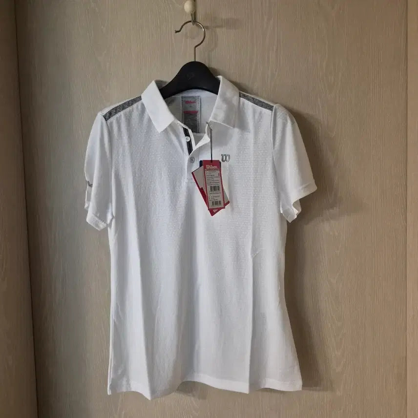 [BUNJANG] Wilson Short Sleeve Polo Shirt White Size 95 / 윌슨 반팔 카라티 화이트사이즈95미사용