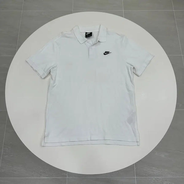 [BUNJANG] Nike NSW Polo White M / 나이키 NSW 폴로 화이트 L 100