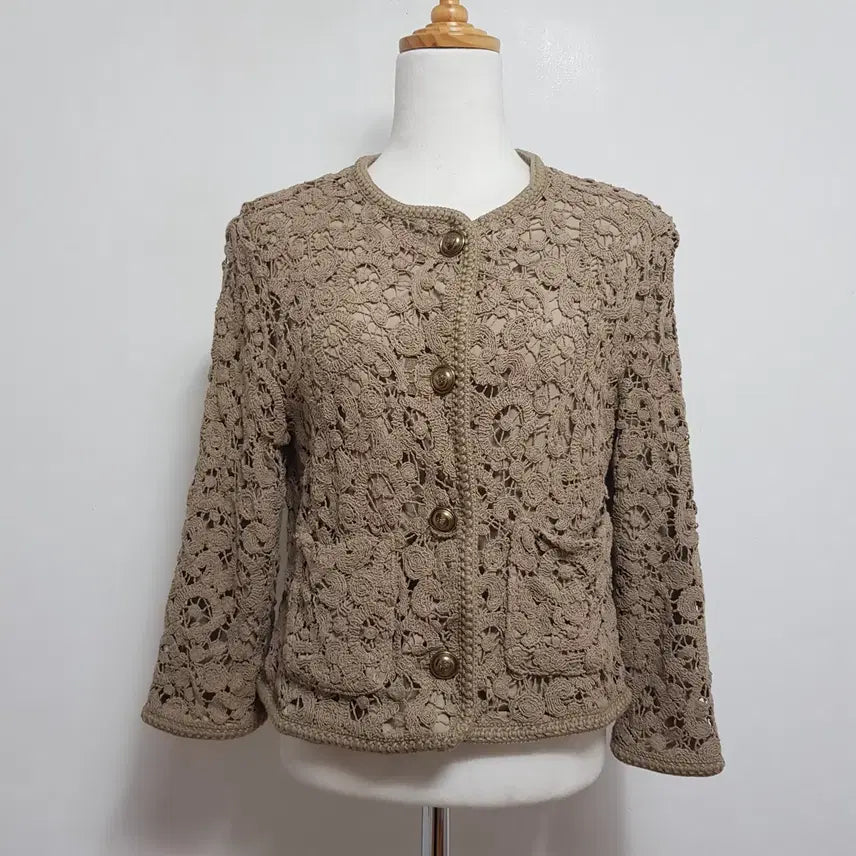 [BUNJANG] Gstudio Women's Brown Cardigan (Size 55) / 6289/Gstudio 여 55사이즈 브라운가디건/내옷방