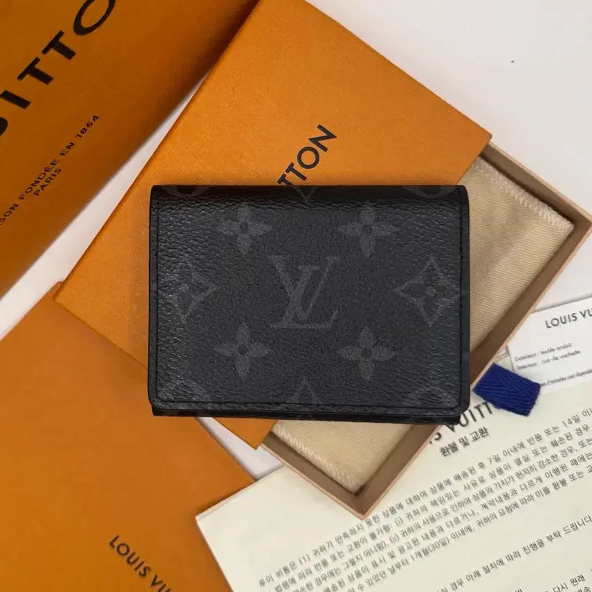 [BUNJANG] Louis Vuitton Eclipse Envelope Business Card Holder / 루이비통 이클립스 엔벨로프 명함/카드 지갑