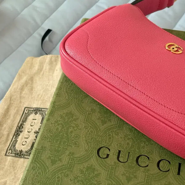 [BUNJANG] Gucci Aphrodite Mini Pink Leather Shoulder Bag / 구찌 아프로디테 미니