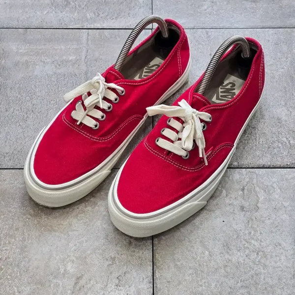 [BUNJANG] Vans Authentic Reissue '44 Racing Red Sneakers / (285)반스 어센틱 리이슈 44 레이싱 레드 스니커즈