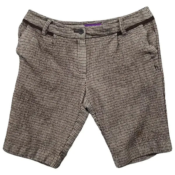 [BUNJANG] HAZZYS Check Brown Shorts / 해지스 체크 브라운 반바지 67