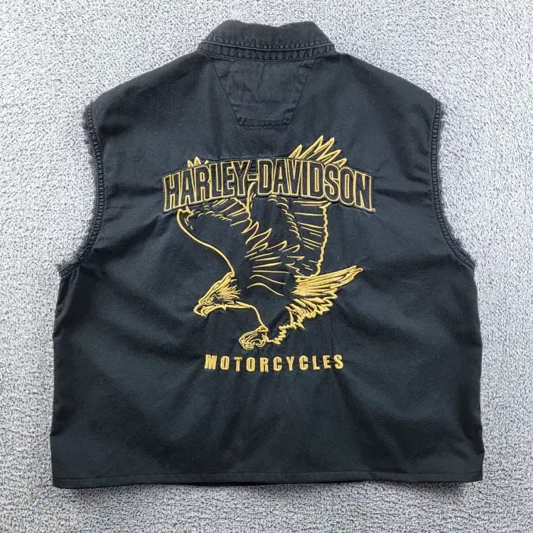 [BUNJANG] Harley Davidson Cut-off Sleeveless Shirt Crop Custom M / 할리데이비슨 컷오프 민소매 셔츠 크롭커스텀 ( M ) / 12899