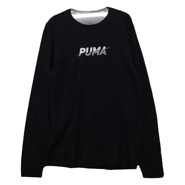 [BUNJANG] Puma Printing Black Long Sleeve T-Shirt M / 푸마 프린팅 블랙 긴팔티 100(M)