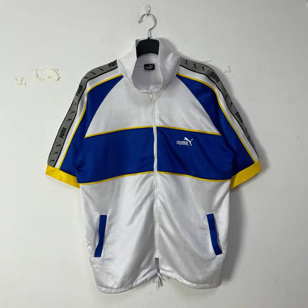[BUNJANG] Puma Track Jacket Short Sleeve / 푸마 트랙 자켓 반팔