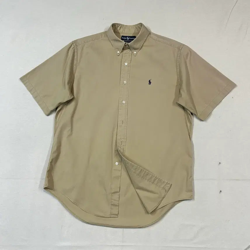 [BUNJANG] Polo Ralph Lauren Short Sleeve Shirt Brown Blake Fit / L) 폴로 랄프로렌 반팔 셔츠 브라운 블레이크