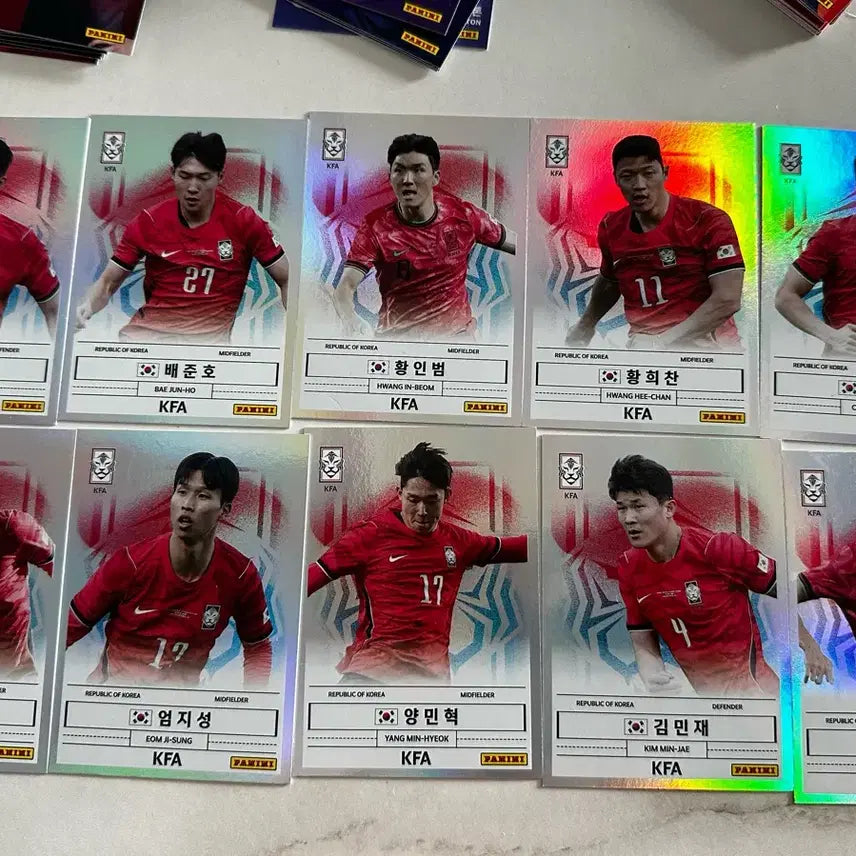 [BUNJANG] 2026 K League Panini National Team Trading Cards / 2026k리그 트레이딩 파니니 국대 카드