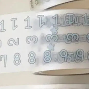 [BUNJANG] A to Z Club Nayeon Cherry Blue Kiss Cut Sticker Roll / 에이투지클럽 나엉체블루123 키스컷