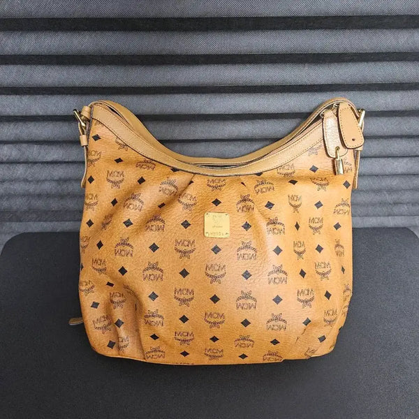 [BUNJANG] MCM Visetos Hobo Bag Cognac / MCM 비세토스 호보백 꼬냑