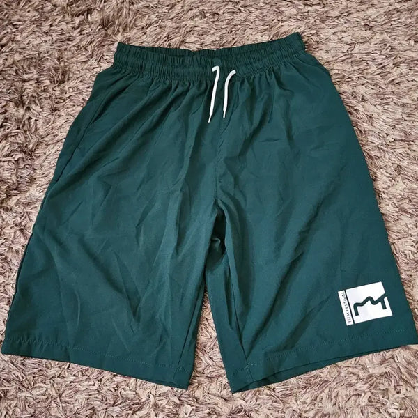 [BUNJANG] L Men's Dark Green Waterproof Functional Shorts / L 남성용 짙은 녹색 기능성 방수 반바지