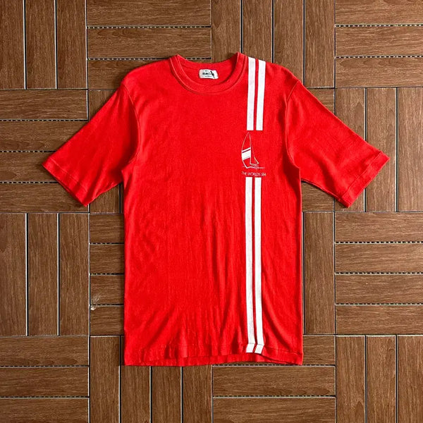 [BUNJANG] Onward Macbird 90s Cotton T-Shirt / 90s Macbird by Onward 코튼 스포츠 반팔티