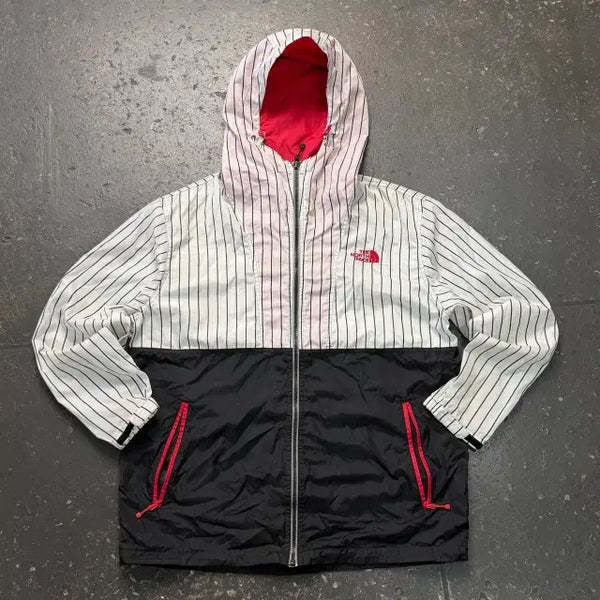 [BUNJANG] The North Face Stripe Windbreaker Jacket / 105 노스페이스 스트라이프 바람막이