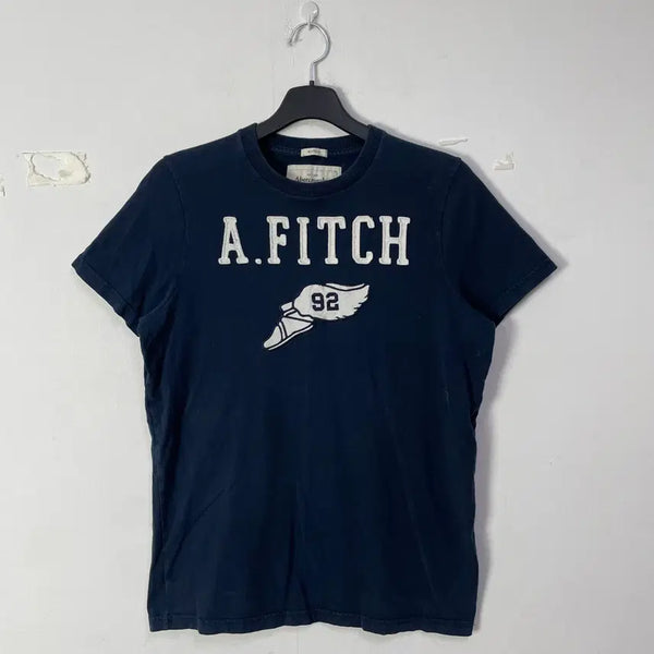 [BUNJANG] Abercrombie & Fitch Navy Short-Sleeve T-Shirt / 아베크롬비 앤 피치 반팔 티셔츠 네이비