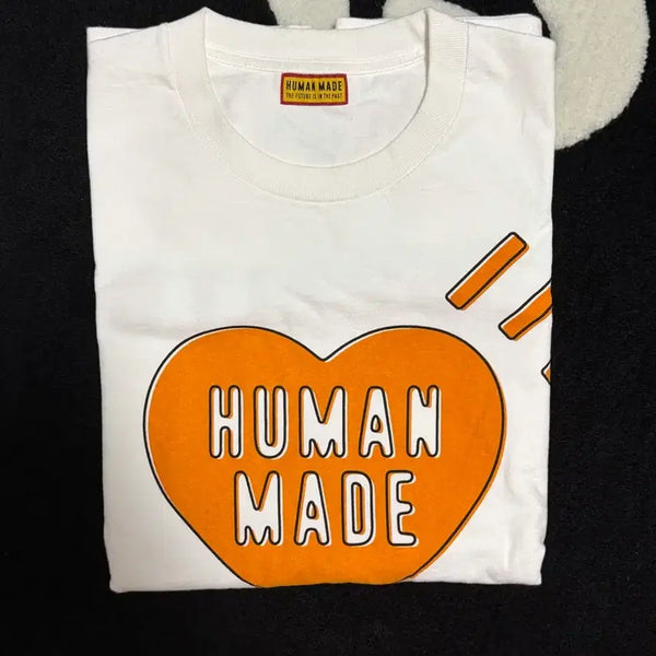 [BUNJANG] Human Made Graphic Long Sleeve T-Shirt White / [L]휴먼메이드 그래픽 롱슬리브 티셔츠 화이트