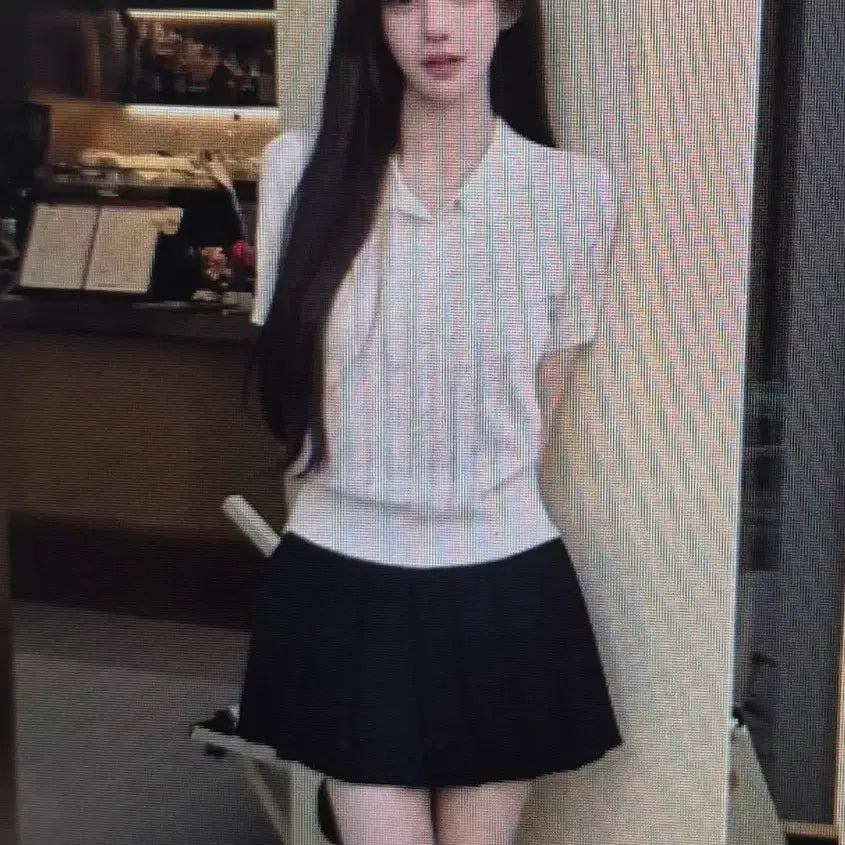 [BUNJANG] Women's Short Sleeve Knit Polo Shirt 3 Colors / (해외배송)여자 반팔 카라 니트 3컬러