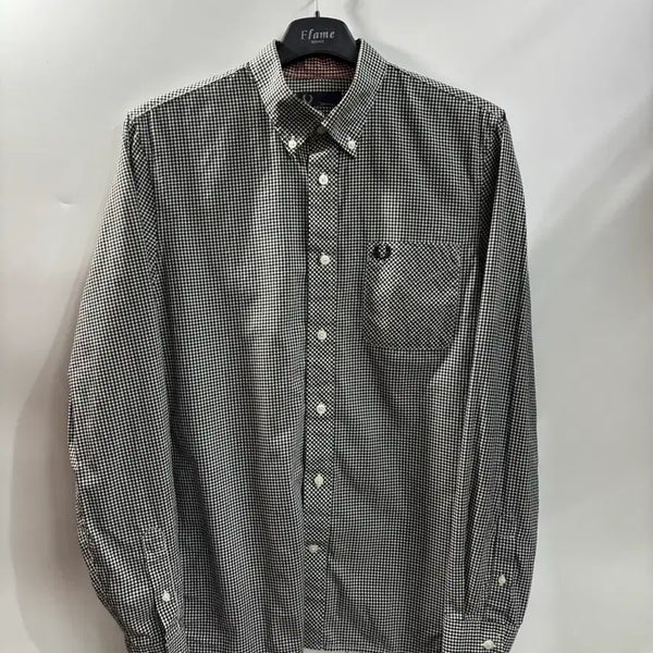 [BUNJANG] Fred Perry Gingham Check Oxford Shirt / [44] 프레드페리 깅엄 체크 셔츠 2.0