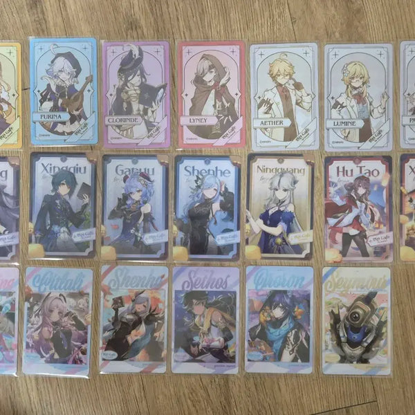 [BUNJANG] Genshin Cafe Limited Photocard Bundle (Shadow, Lantern Rite, etc.) / 원신 카페 2024 2025 한정 포토카드 일괄(그림자, 해등절 등)