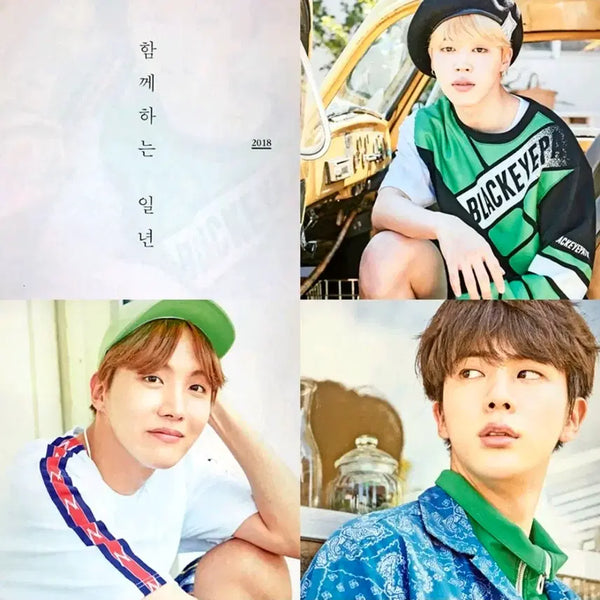 [BUNJANG] BTS 2018 Season's Greetings Wall Calendar / bts 2018 season's greeting wall calender