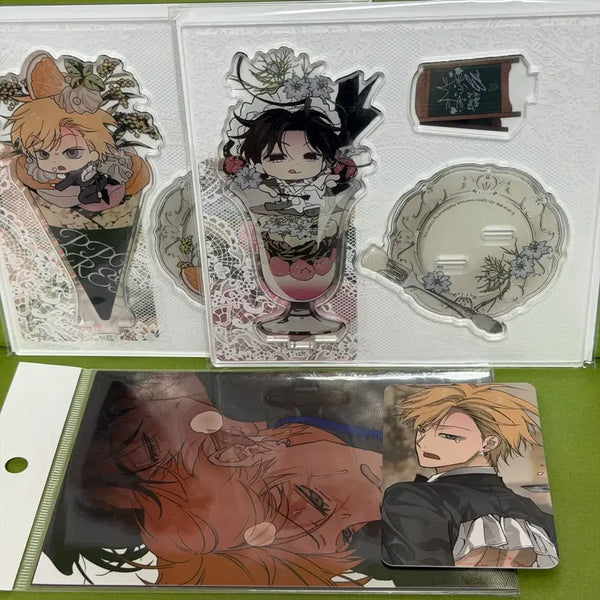 [BUNJANG] Salon de Bon Full Book Sweets Acrylic Stand (2 Types) + Printed Photo + Photocard (1 Type) / 살롱드르봉 풀북 스위츠 아크릴 스탠드 2종 인화 사진 포카 1종