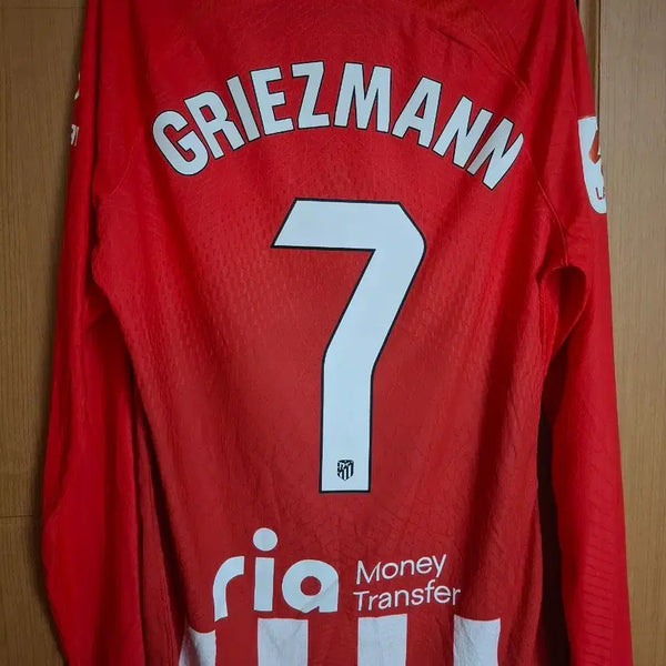 [BUNJANG] Atletico Madrid 23-24 Player Issue Long Sleeve Griezmann Jersey / 아틀레티코 23-24 선수지급용 긴팔 그리즈만