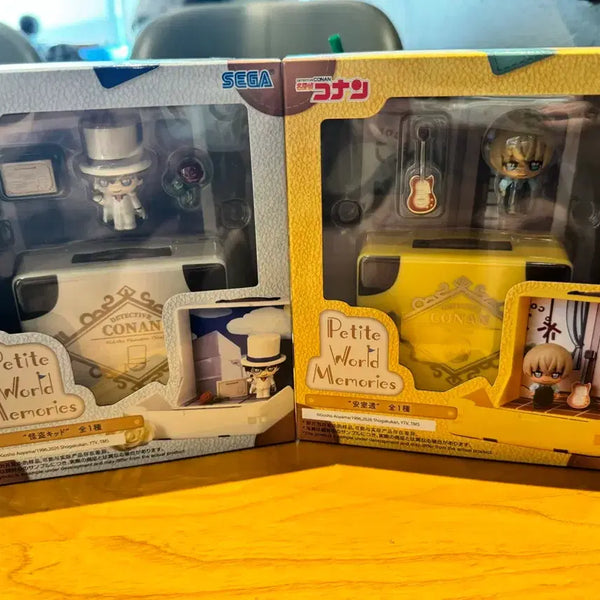 [BUNJANG] Detective Conan Petit World (Set of 2) Sealed / (택포)(미개봉) 명탐정 코난 쁘띠월드(2종 일괄)