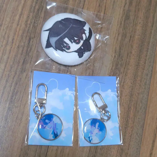 [BUNJANG] Bundle Set Ghost Story Commute Keychain Cushion Badge / 일괄 괴담출근 키링 쿠션 뱃지