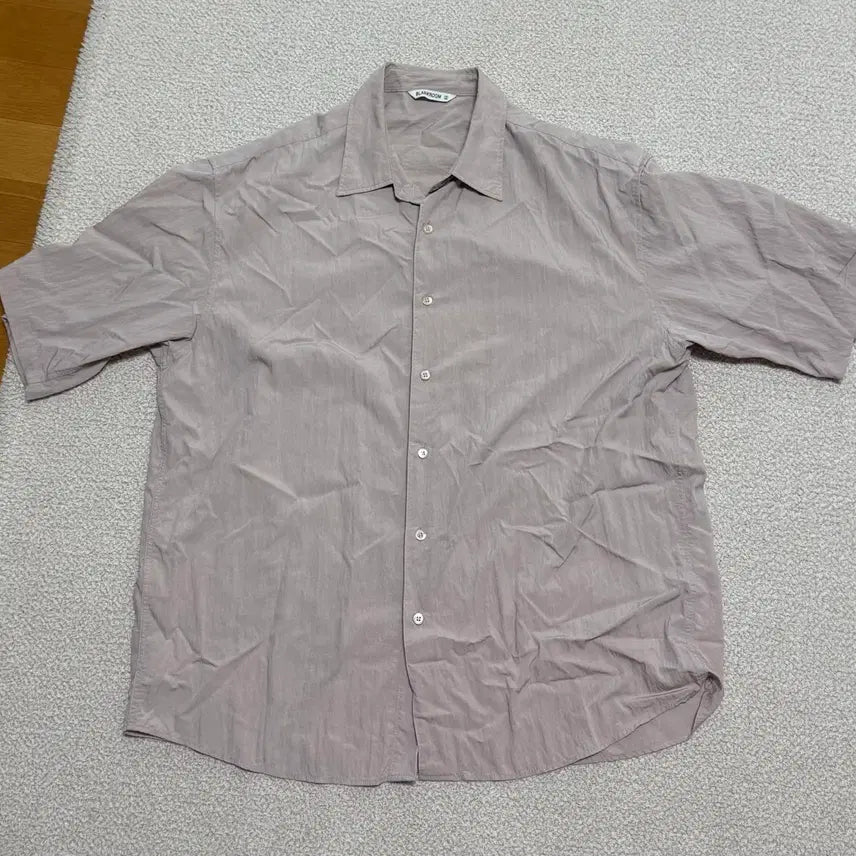 [BUNJANG] Blank Room Short Sleeve Shirt Pink Size 2 / 블랭크룸 셔츠반팔 핑크 2