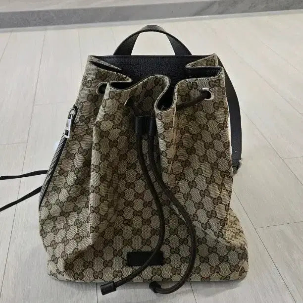 [BUNJANG] Gucci Ophidia GG Canvas Drawstring Backpack / 구찌 복조리 캔버스 백백 449175  (새상품)
