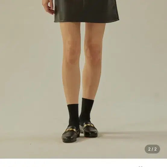 [BUNJANG] Mango Many Please Leather Mini Skirt (Size L) / 망고매니플리즈 레더 미니 스커트 L